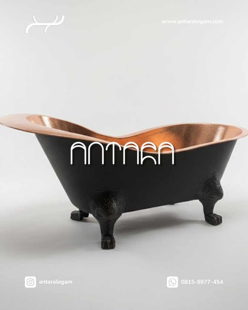 Clawfoot Copper Bathtub