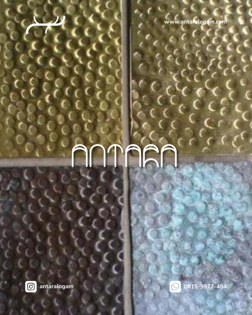 Tekstur dan Warna Kuningan